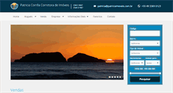 Desktop Screenshot of patriciaimoveis.com.br